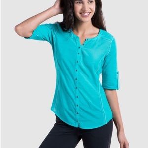 KUHL Women's Zur 3/4th Sleeve Shirt - SMALL - NEW